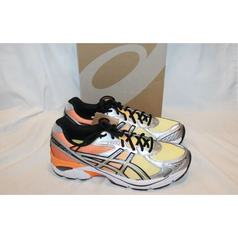 ASICS Men's GT 2160 Running Athletic Sneakers Sun Banana Cream Silver NEW 10